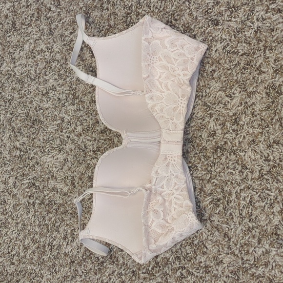 Maidenform nude floral jacquard underwire push up t shirt bra - Picture 3 of 5